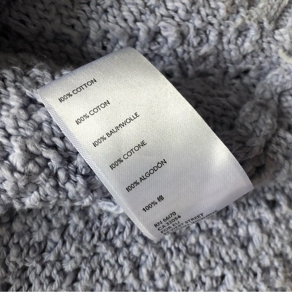 Anthropologie Pilcro Textured Wide Neck Cotton Sweater Size L - Picture 6 of 12